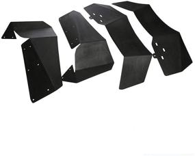 img 2 attached to 🚜 Polaris RZR-S 900 RZR-4 900 RZR-S 1000 Mud Flaps Splash Guards Fender Flares Replacement - Utility Vehicle 4-PC (2015-2018) - A-Premium