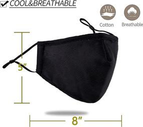 img 3 attached to Washable Beathable Adjustable Reusable Comfortable Sports & Fitness