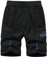 loktarc toddler elastic contrast drawcord boys' clothing for shorts logo