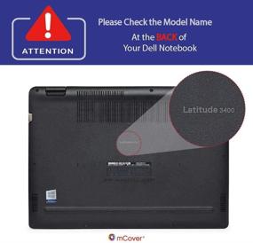 img 2 attached to 💼 mCover Hard Shell Case for New 2020 14" Dell Latitude 3410 Laptop Computers - Aqua (NOT Compatible with Other Dell Latitude Models)