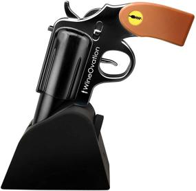 img 4 attached to 🍷 WineOvation Electric Gun Wine Opener (Black) - Fast, Hassle-free Wine Bottle Opening - Perfect Gift for Gun Enthusiasts and Wine Lovers