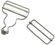 🔗 zqmall 45mm (1 2/5 inch) suspender adjuster braces buckle with slider, dungaree fastener buckle - pack of 6 set logo