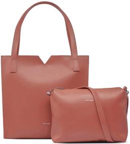 img 4 attached to Pixie Mood Stylish Leather Crossbody Bags & Wallets for Women, Ideal for Totes