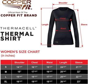 img 2 attached to Copper Fit Womens Sleeve Thermal