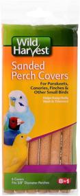 img 1 attached to 🐦 Safeguard Your Small Birds with Wild Harvest P-84141 Sanded Perch Covers: 6-Count