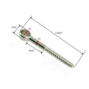 img 2 attached to 🔩 Muzata Pack Terminal Wood Screw: Rugged and Reliable Fasteners for Woodworking Projects