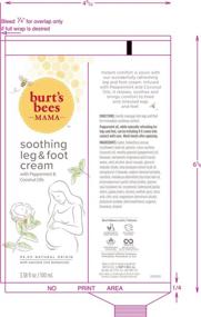 img 1 attached to 🦶 Burt's Bees Mama Bee Leg and Foot Cream - 3.38oz