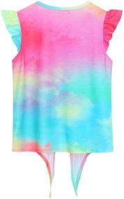 img 3 attached to JESKIDS Sleeve Shirts Lantern Cosmic Girls' Clothing in Tops, Tees & Blouses