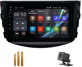 img 4 attached to 🚗 SWTNVIN Android 9.0 автомагнитола для Toyota RAV4 2006-2012 - 8" HD автомобильное аудио, 2ГБ ОЗУ 32ГБ ПЗУ, WiFi, BT, GPS, управление кнопками на руле, бесплатная камера заднего вида