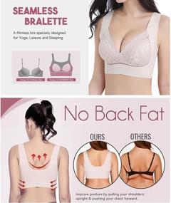 img 2 attached to 🩺 Comfortable Bralettes for Seamless and Wire-free Smoothing in Women's Lingerie, Sleepwear & Lounge