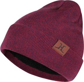 img 4 attached to 🧣 FZ FANTASTIC ZONE Winter Warm Beanie: Soft Knit Hat for Men & Women with Fleece Lining