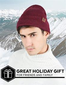 img 1 attached to 🧣 FZ FANTASTIC ZONE Winter Warm Beanie: Soft Knit Hat for Men & Women with Fleece Lining