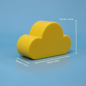 img 3 attached to 🔑 Meyerascal Yellow Cloud Magnetic Key Holder: Creative Ornament with Strong Magnetic Force, Hang Multiple Keys Easily!