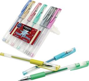 img 2 attached to 🖌️ Vibrant and Long-Lasting: Sargent Art 22-1500 Metallic Gel Pens - 10 Count Collection