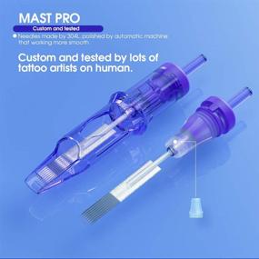 img 1 attached to 🔘 1209RS Round Shader Mast Pro Tattoo Cartridges - Pack of 20 Disposable Needles