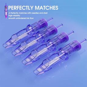 img 2 attached to 🔘 1209RS Round Shader Mast Pro Tattoo Cartridges - Pack of 20 Disposable Needles