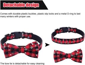 img 3 attached to PEDOMUS Christmas Collar Adjustable Cotton