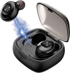 img 4 attached to 🎧 Lady House Headset - In-Ear Earphones with 300mAh Charging Case in Jet Black (XG) - Enhanced SEO