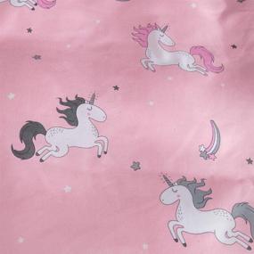 img 3 attached to Unicorn Bedding Cartoon Comforter Covers