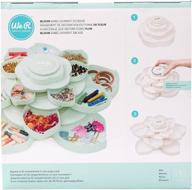 🌸 we r memory keepers bloom embellishment storage in mint: organize and preserve your craft supplies with style logo