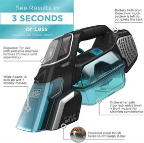 img 3 attached to Efficient Cordless Spillbuster Carpet Cleaner by BLACK+DECKER - BHSB320JP