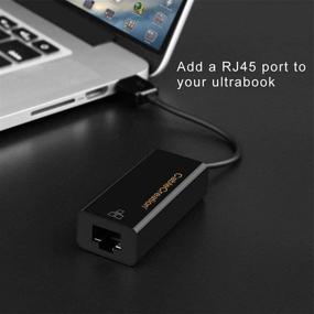 img 2 attached to 🔌 USB 3.0 Gigabit Ethernet Adapter (2-Pack), CableCreation USB to RJ45 Network Adapter for Windows, Mac, macOS, Linux – Black, Supporting 10/100/1000 Mbps