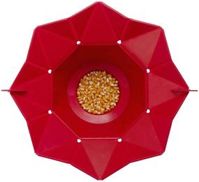 img 3 attached to 🍿 Discover the Chef'n PopTop Microwave Popcorn Popper (Cherry): Perfectly Popped Popcorn in Minutes!