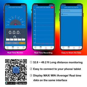 img 3 attached to 📱 BTMETER BT-90EPD Bluetooth APP Digital Multimeter: Auto Ranging Multi-Tester with 4000 Counts Data Logging on Mobile Phone for AC/DC Voltage Current Resistance Temperature