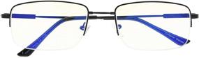 img 4 attached to 👓 Titanium Computer Eyeglasses with Adjustable Filters
