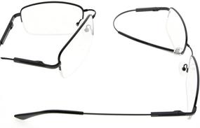 img 1 attached to 👓 Titanium Computer Eyeglasses with Adjustable Filters