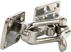 img 4 attached to Stainless Steel Pair of 90 Degree Clamp-Locking Cam Latches by Amarine Made for Boat, RV, Caravan, Attic Hatch Doorway