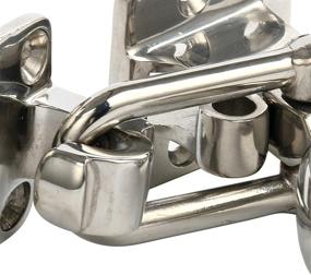 img 1 attached to Stainless Steel Pair of 90 Degree Clamp-Locking Cam Latches by Amarine Made for Boat, RV, Caravan, Attic Hatch Doorway
