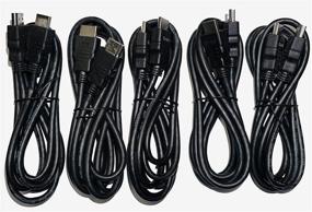 img 2 attached to Топ-рейтинговый пакет из 5 штук - DirecTV Универсальные HDMI-кабели высокоскоростного типа 6 футов для оптимальной производительности.