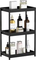 🛁 giopaco 3-tier bathroom countertop organizer vanity tray cosmetic & makeup storage kitchen spice rack standing shelf, black" - optimized product name: "giopaco 3-tier vanity tray organizer bathroom countertop cosmetic & makeup storage kitchen spice rack standing shelf, black logo