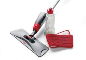 img 1 attached to Rubbermaid Reveal Spray Mop: Enhance Cleaning Efficiency with FG1M1900RED Microfiber Pad Replacement