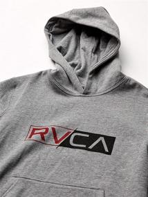 img 1 attached to 👕 Big Logo Pack Hooded Sweatshirt for RVCA Boys