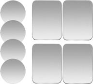 сменные металлические пластины salex, набор из 8 штук для магнитных автомобильных держателей телефонов логотип