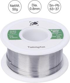 img 3 attached to Solder Wire Sn63 Pb37 with Rosin Core for Electrical Soldering 50g (0.8mm) by TAMINGTON: High-Quality Soldering Wire with Rosin Core