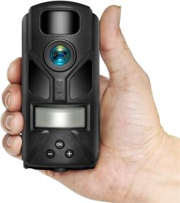 img 4 attached to 📷 Камера высокого разрешения для трекинга: 20МП 1080P с ночным видением, активированным движением, водонепроницаемая охотничья камера с 44 светодиодами ИК - идеально подходит для мониторинга дикой природы на открытом воздухе и для домашней безопасности.