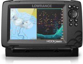 img 4 attached to 🎣 Enhance Your Fishing Experience with the Lowrance Hook Reveal 7 Fish Finder - 7" Screen, Transducer, and C-MAP Preloaded Maps