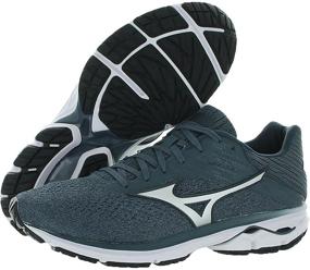 img 1 attached to 👟 Mizuno Men's Rider Running Shoes in Campanula Silver