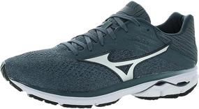 img 3 attached to 👟 Mizuno Men's Rider Running Shoes in Campanula Silver