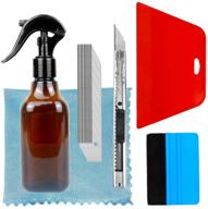 🛠️ cartints window film installation kit - window tint kit with car vinyl wrap tool kit, 200ml spray bottle, and cleaning cloth logo