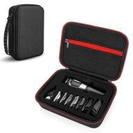 🧔 yinke case for philips norelco multigroom series 3000 mg3750 beard trimmer & attachments, hard travel storage bag organizer (series 3000) logo