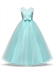 img 3 attached to Stunning TTYAOVO Girls Pageant Ball Gowns: Exquisite Chiffon Embroidered Wedding Party Dress for Kids