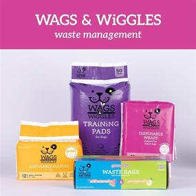 img 2 attached to 🐶 Wags &amp; Wiggles Large Scented Dog Waste Bags - Scented Poop Bags for Dogs, Ideal for Daily Use and Dog Walking, Pet Waste Bags for All Breeds, Doggie Bags, Dog Waste Disposal Bags, Poop Bags