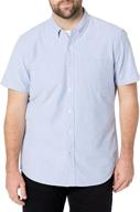goodthreads men's slim 👔 fit short sleeve oxford pocket clothing logo