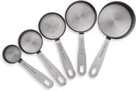 husmait stainless steel measuring cups - 5 piece heavy 🥄 duty set for dry foods, spices & liquids: accurate measurements every time! logo