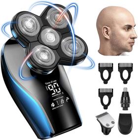 img 4 attached to Electric Grooming Rechargeable Waterproof Cordless