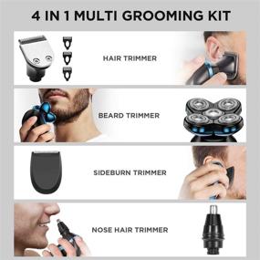 img 1 attached to Electric Grooming Rechargeable Waterproof Cordless